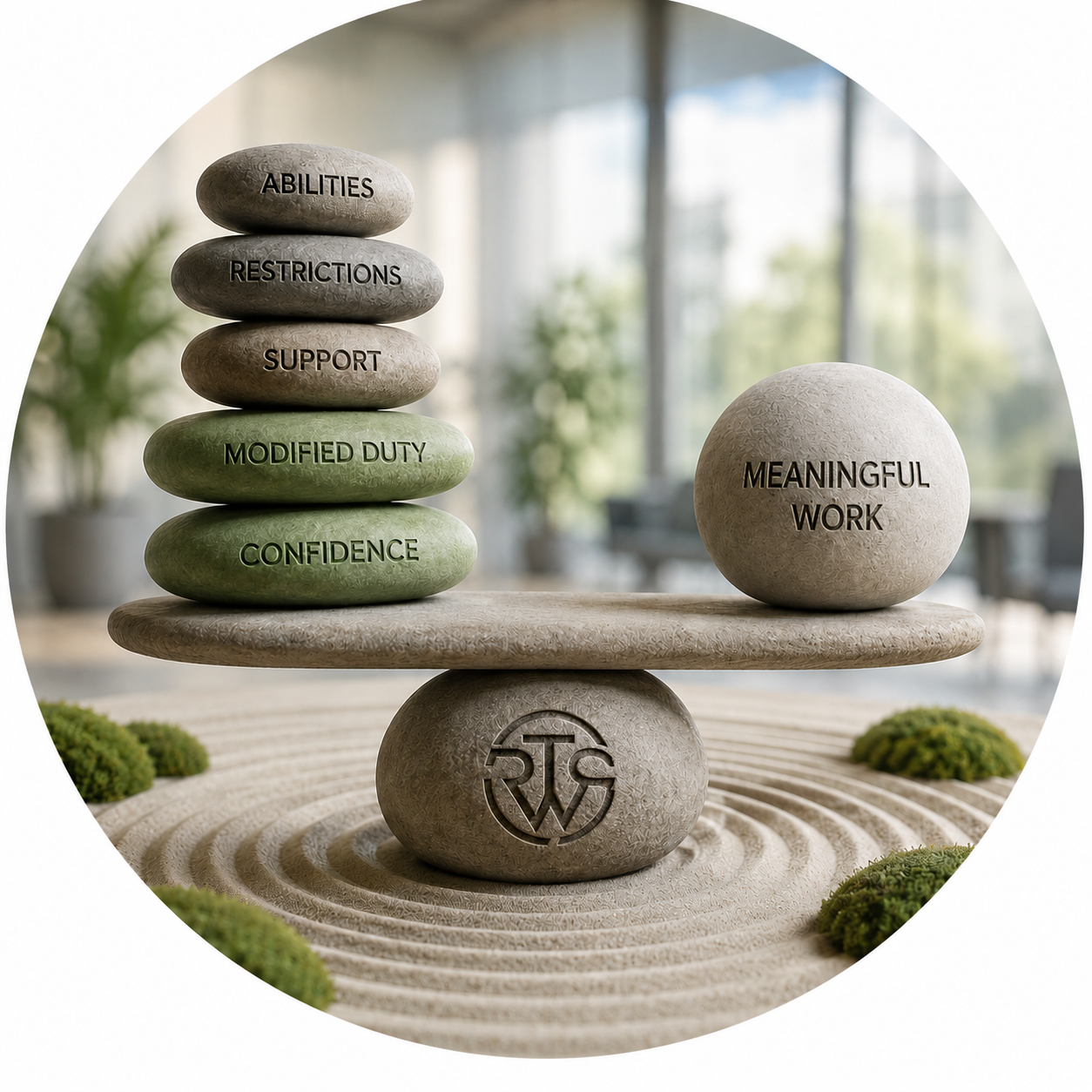 An employer, injured employee, and return-to-work professional planning meaningful modified-duty work